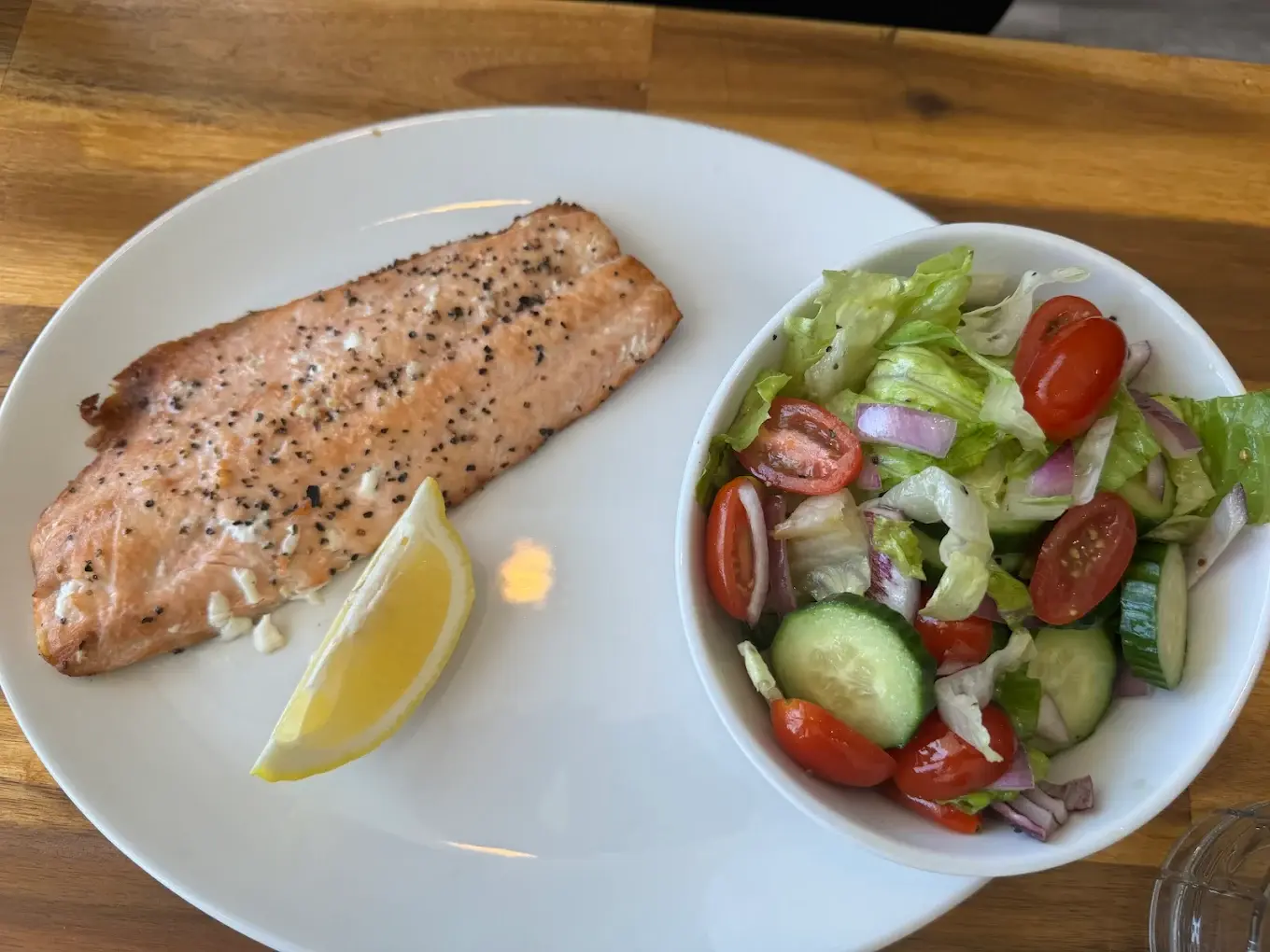 Fresh artisanal salad at Green Pizza International Avenue Calgary